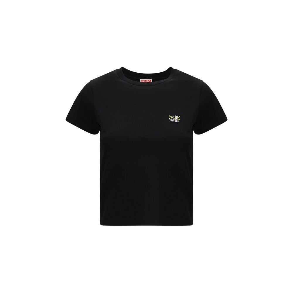 Black Cotton T-Shirt - TIZZIL