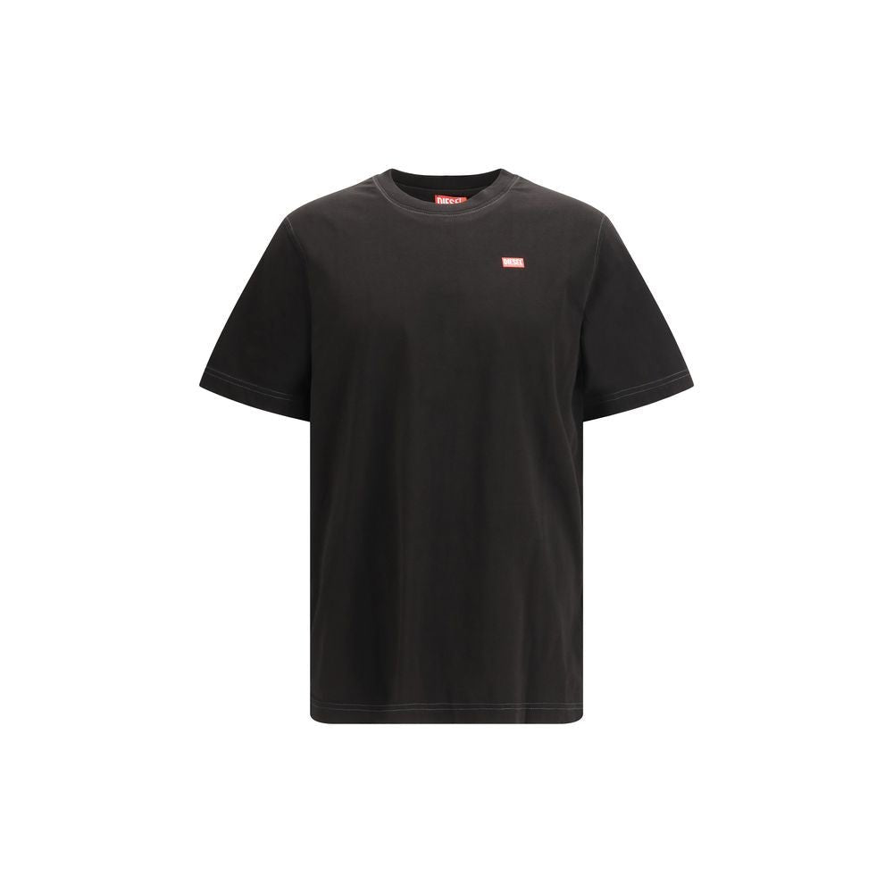Black Cotton T-Shirt - TIZZIL