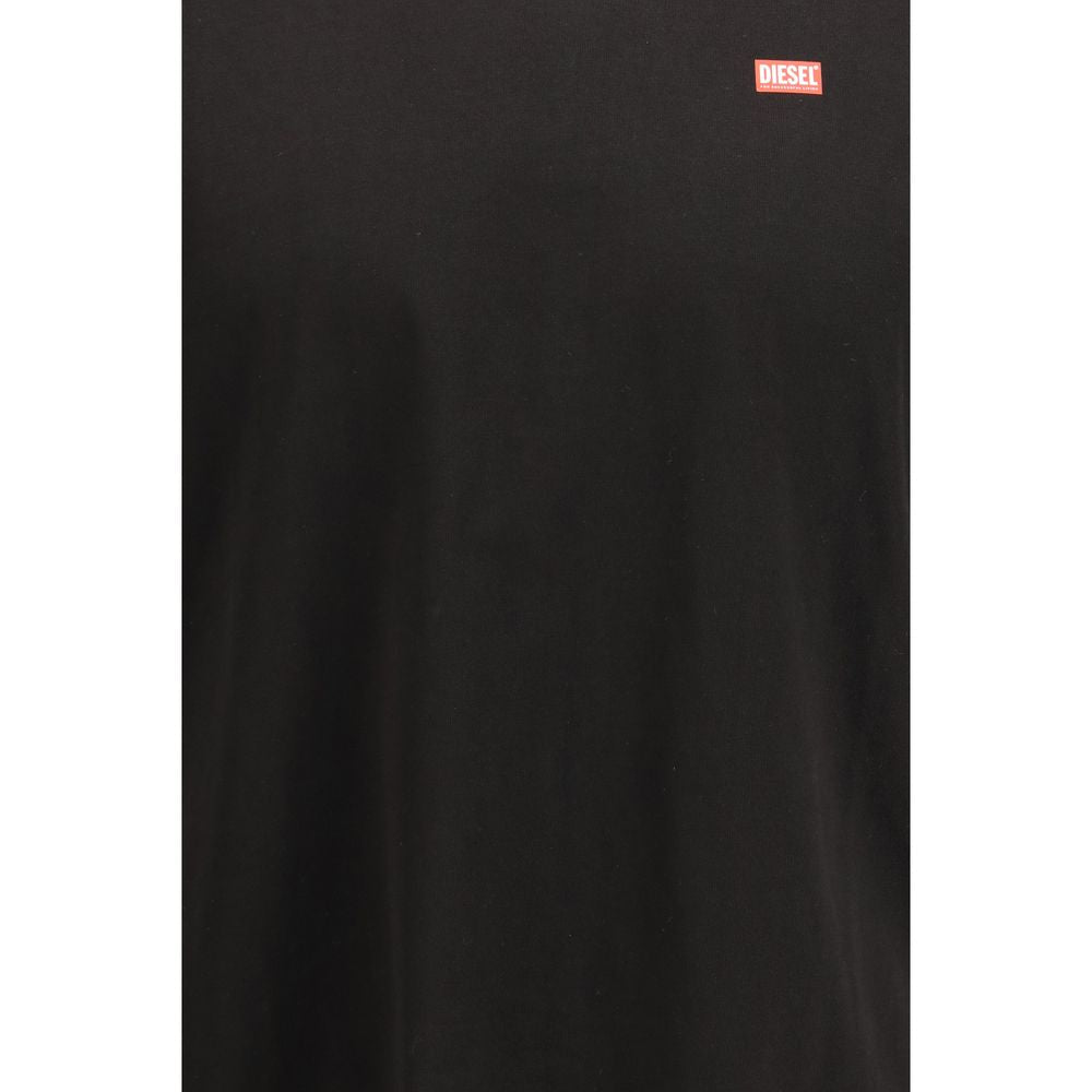Black Cotton T-Shirt - TIZZIL