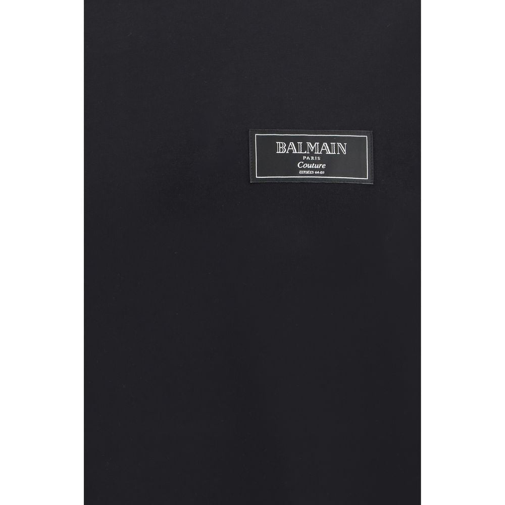 Black Cotton T-Shirt - TIZZIL