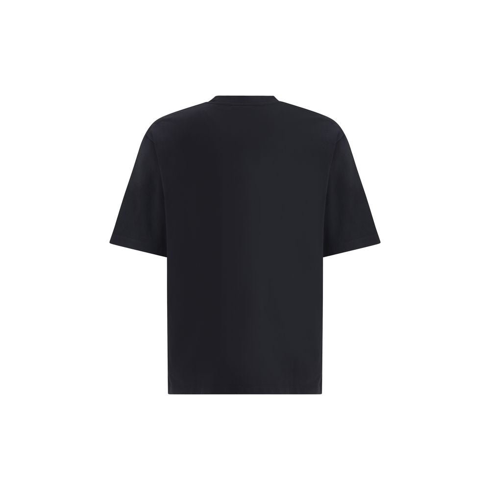 Black Cotton T-Shirt - TIZZIL