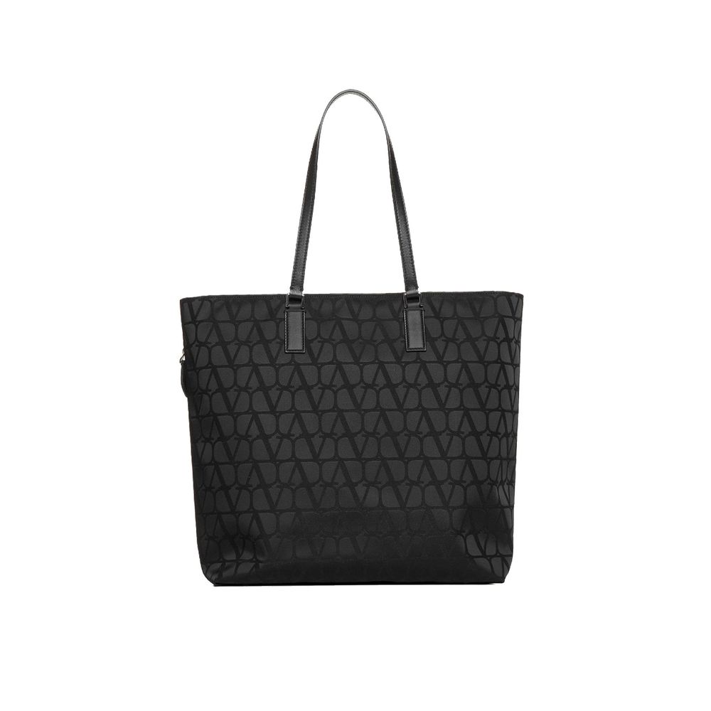 Black Cotton Tote Bag - TIZZIL