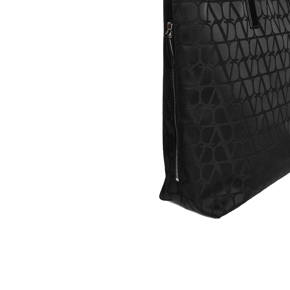 Black Cotton Tote Bag - TIZZIL