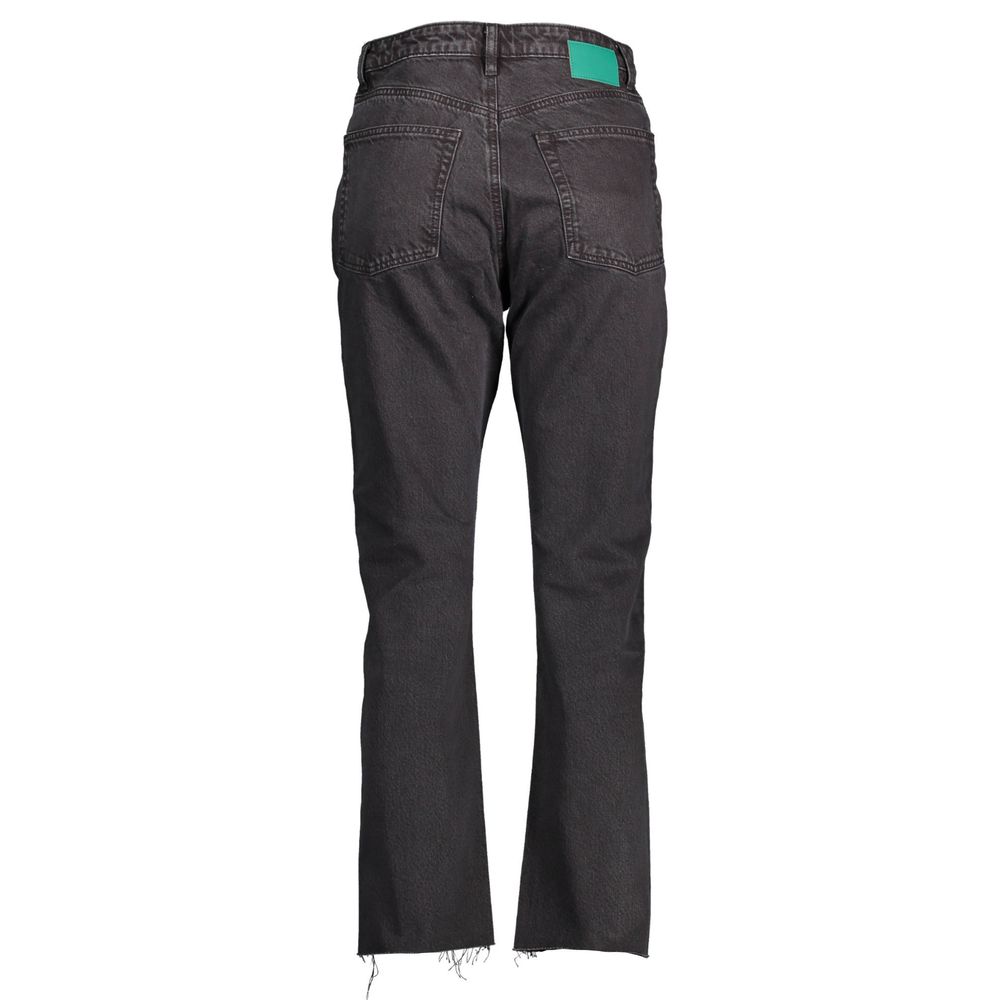 Black Cotton Women Jeans - TIZZIL