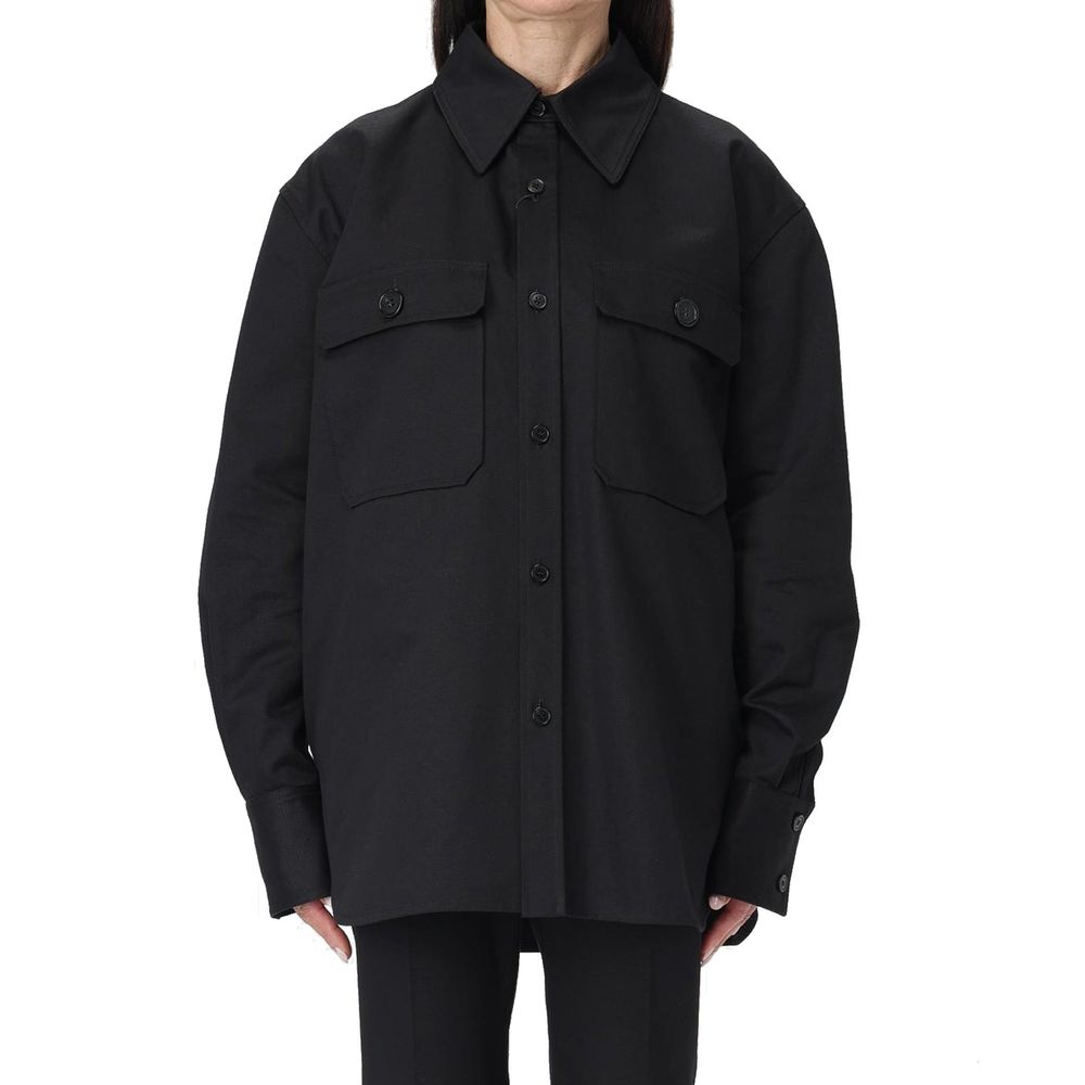 Black Denim Shirt - TIZZIL