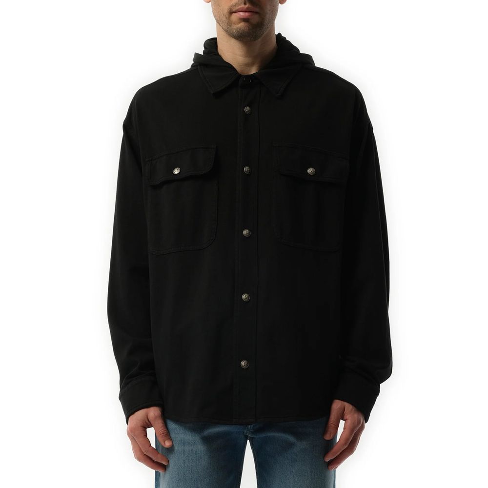 Black Denim Shirt - TIZZIL