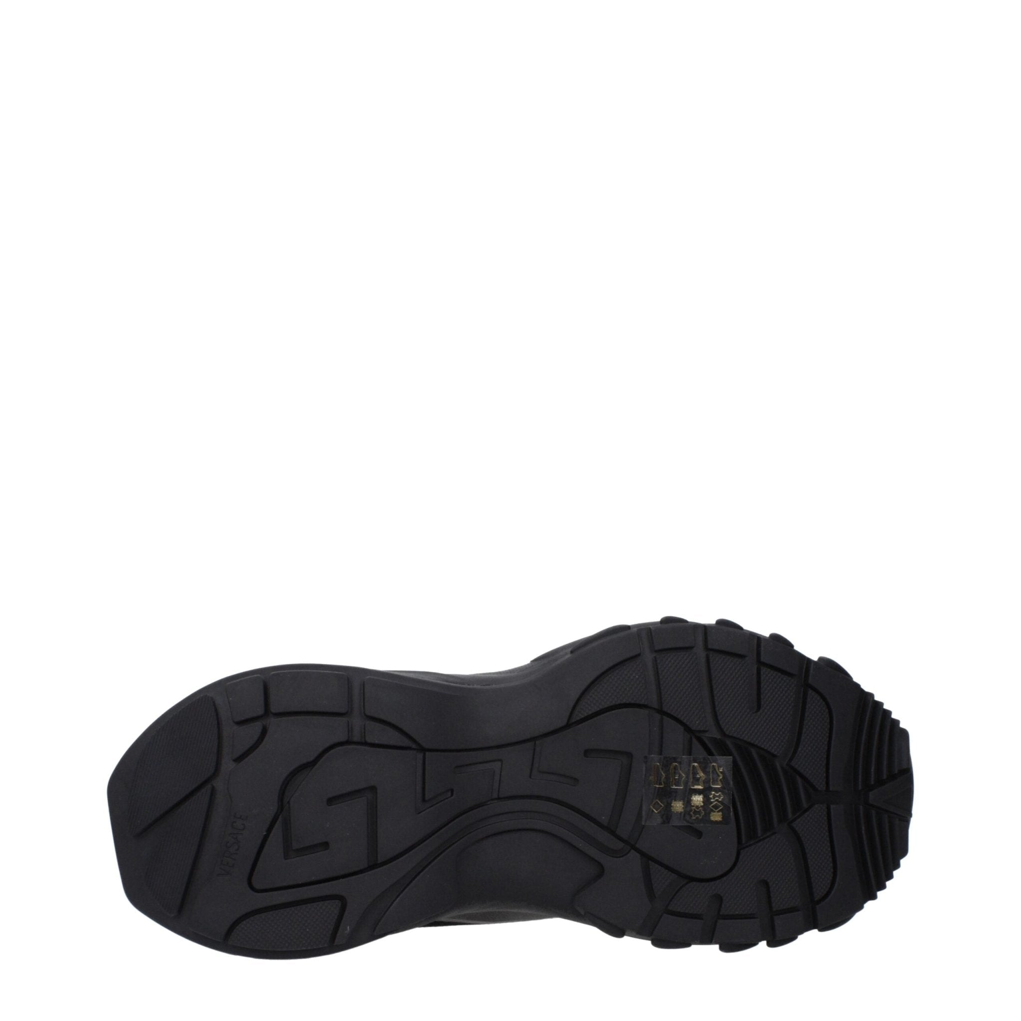 Black Fabric Athletic Sneakers - TIZZIL