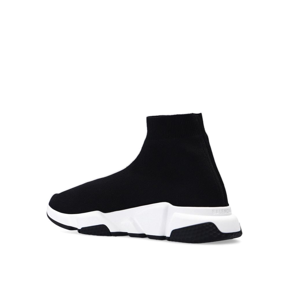 Black Fabric Athletic Sneakers - TIZZIL