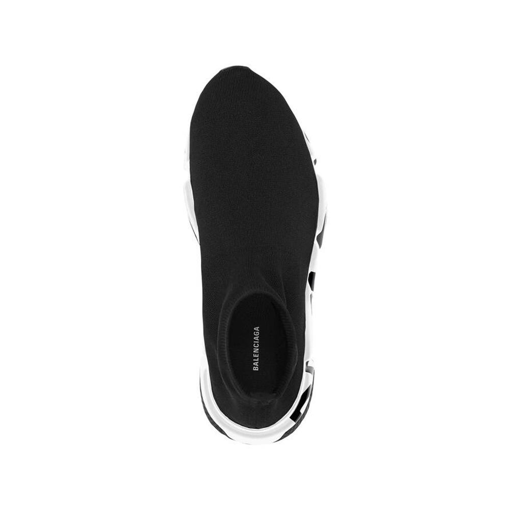 Black Fabric Athletic Sneakers - TIZZIL