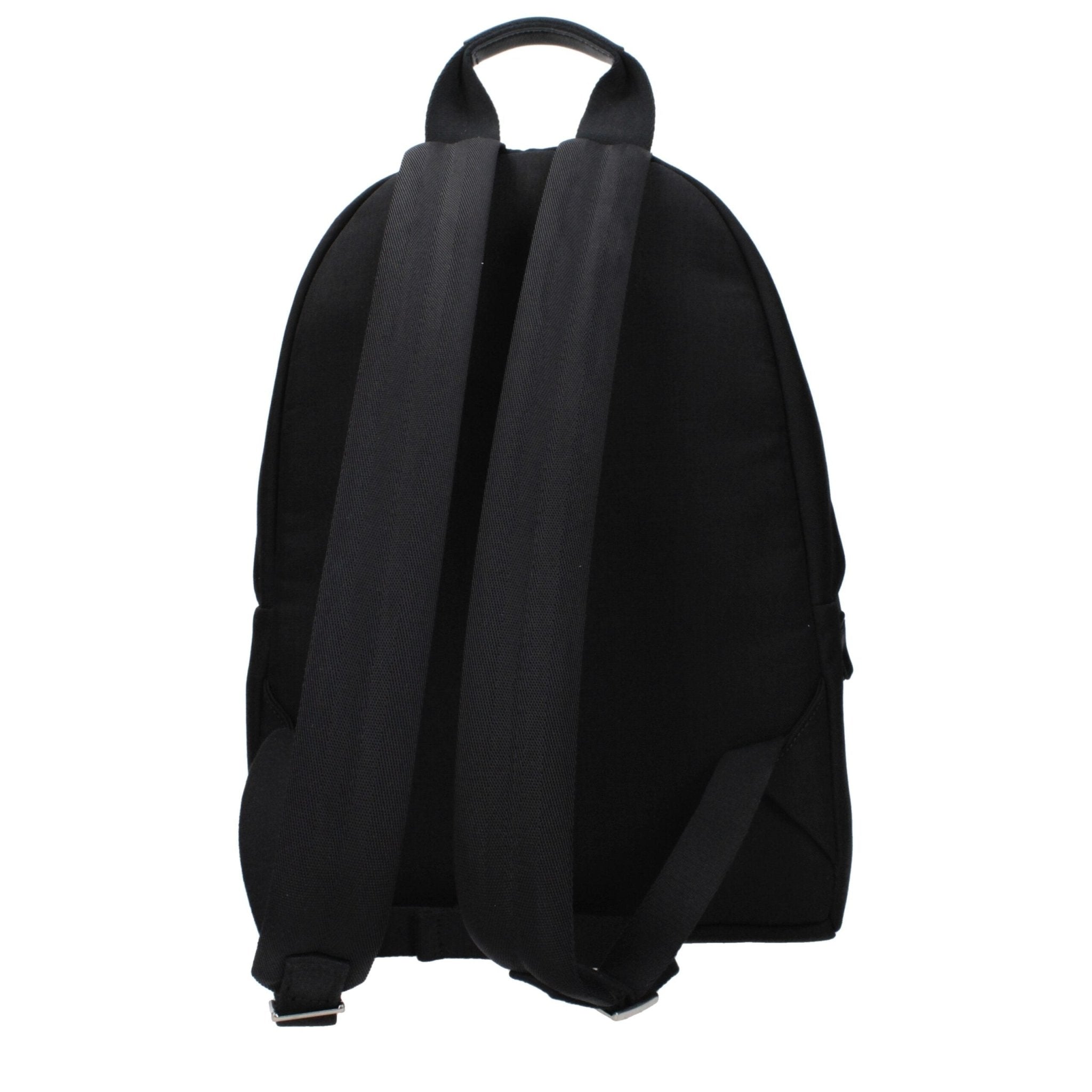 Black Fabric Backpack - TIZZIL