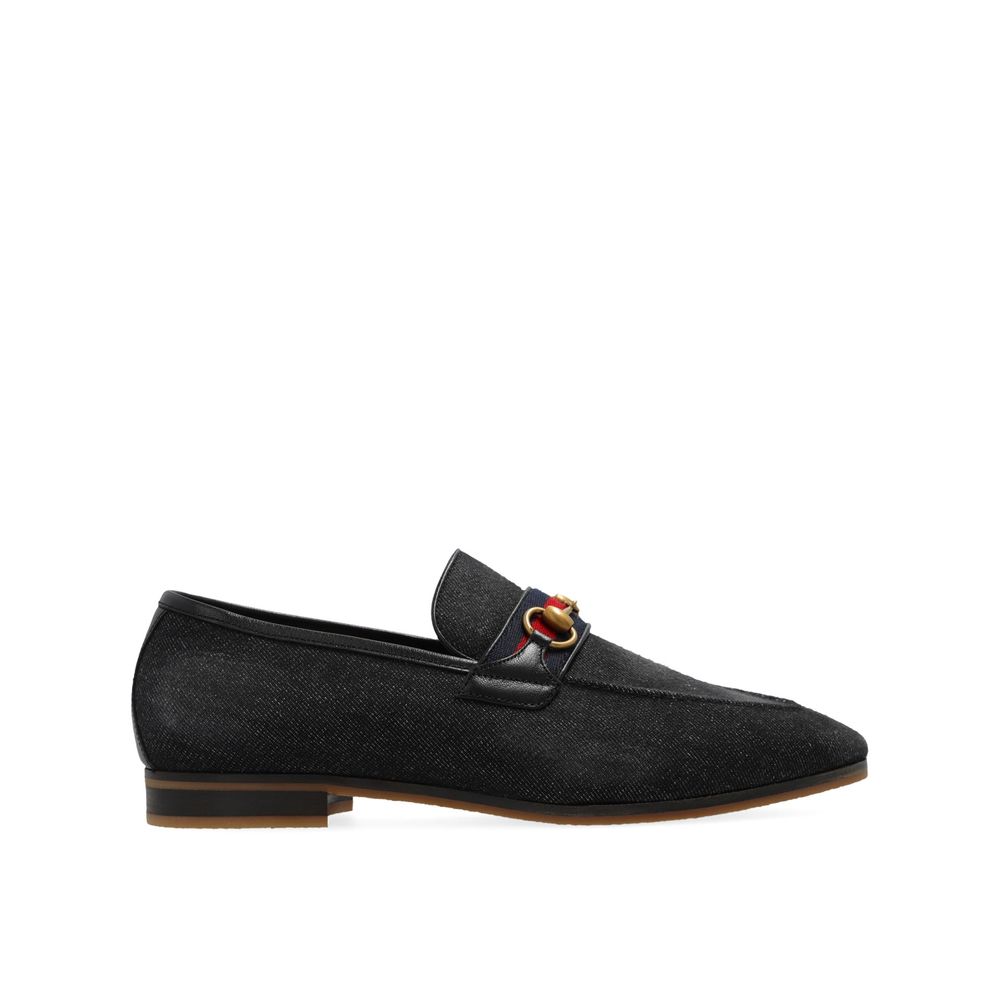 Black Fabric Slip - On Loafers - TIZZIL