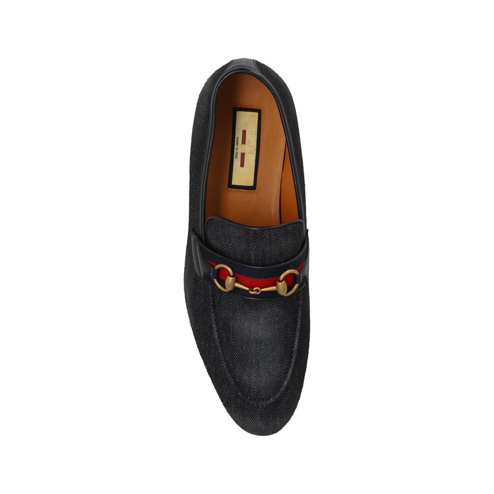 Black Fabric Slip - On Loafers - TIZZIL