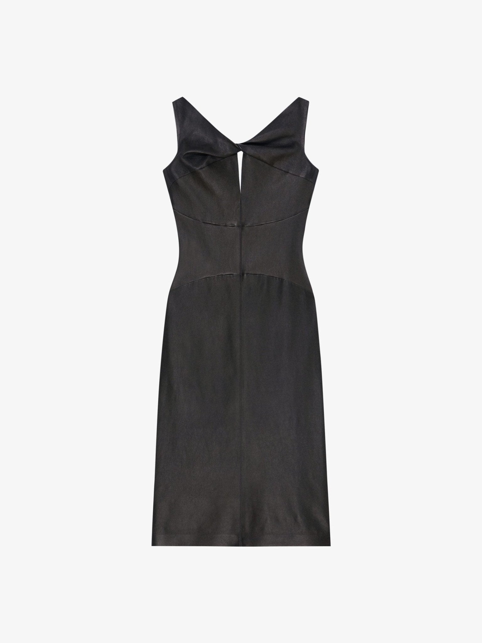 Black Fibres Casual Dress - TIZZIL