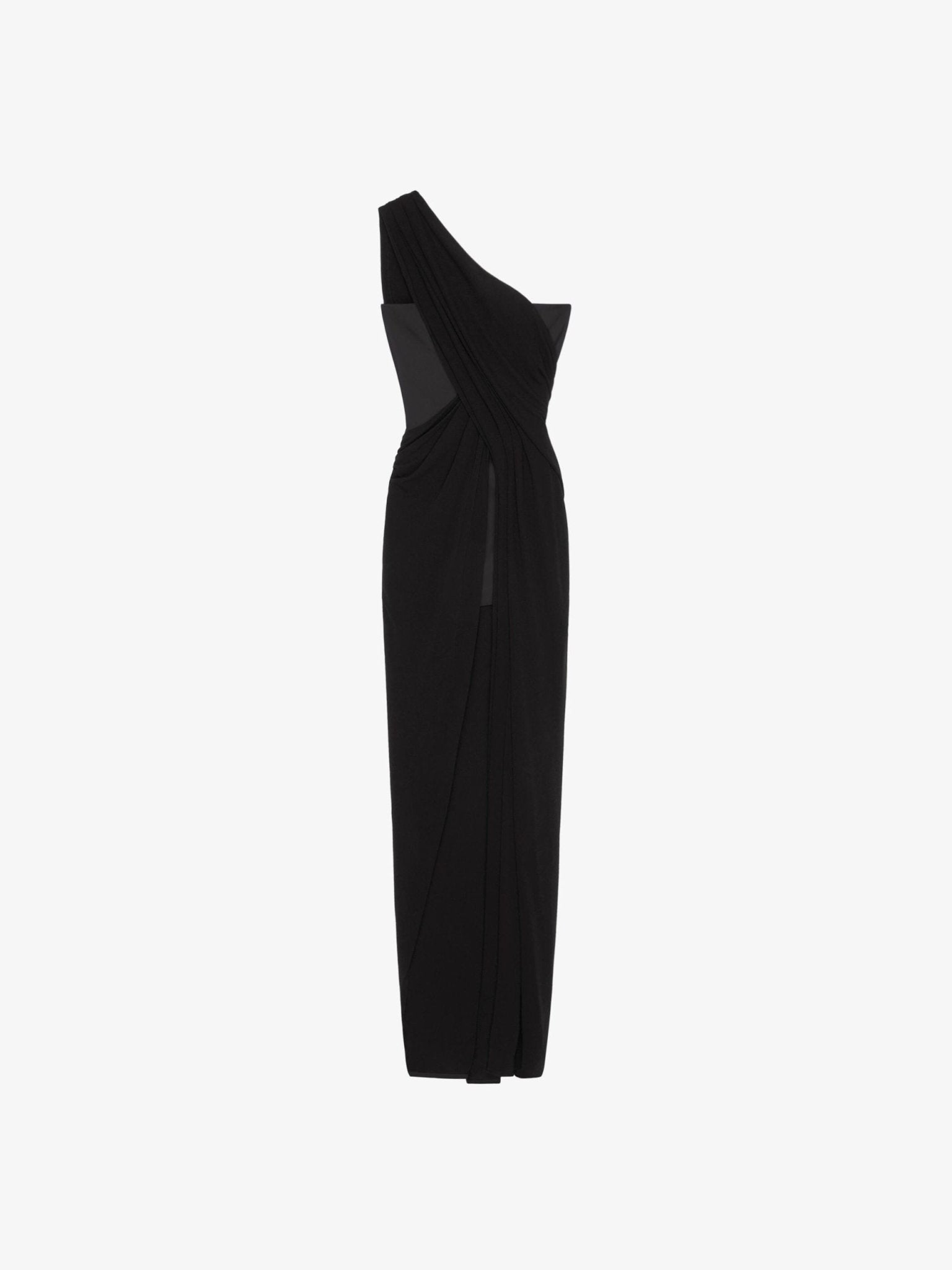 Black Fibres Cocktail Dress - TIZZIL