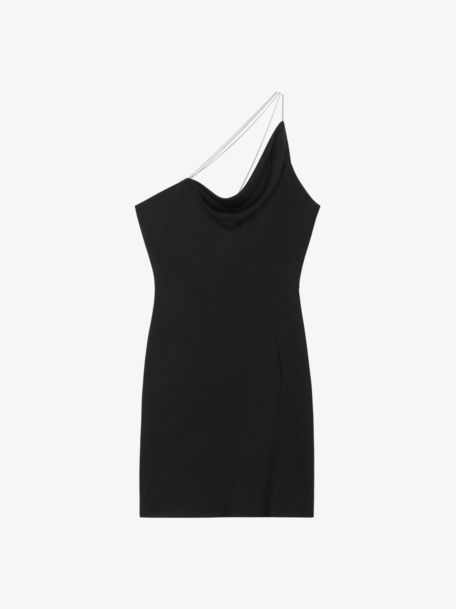 Black Fibres Cocktail Dress - TIZZIL