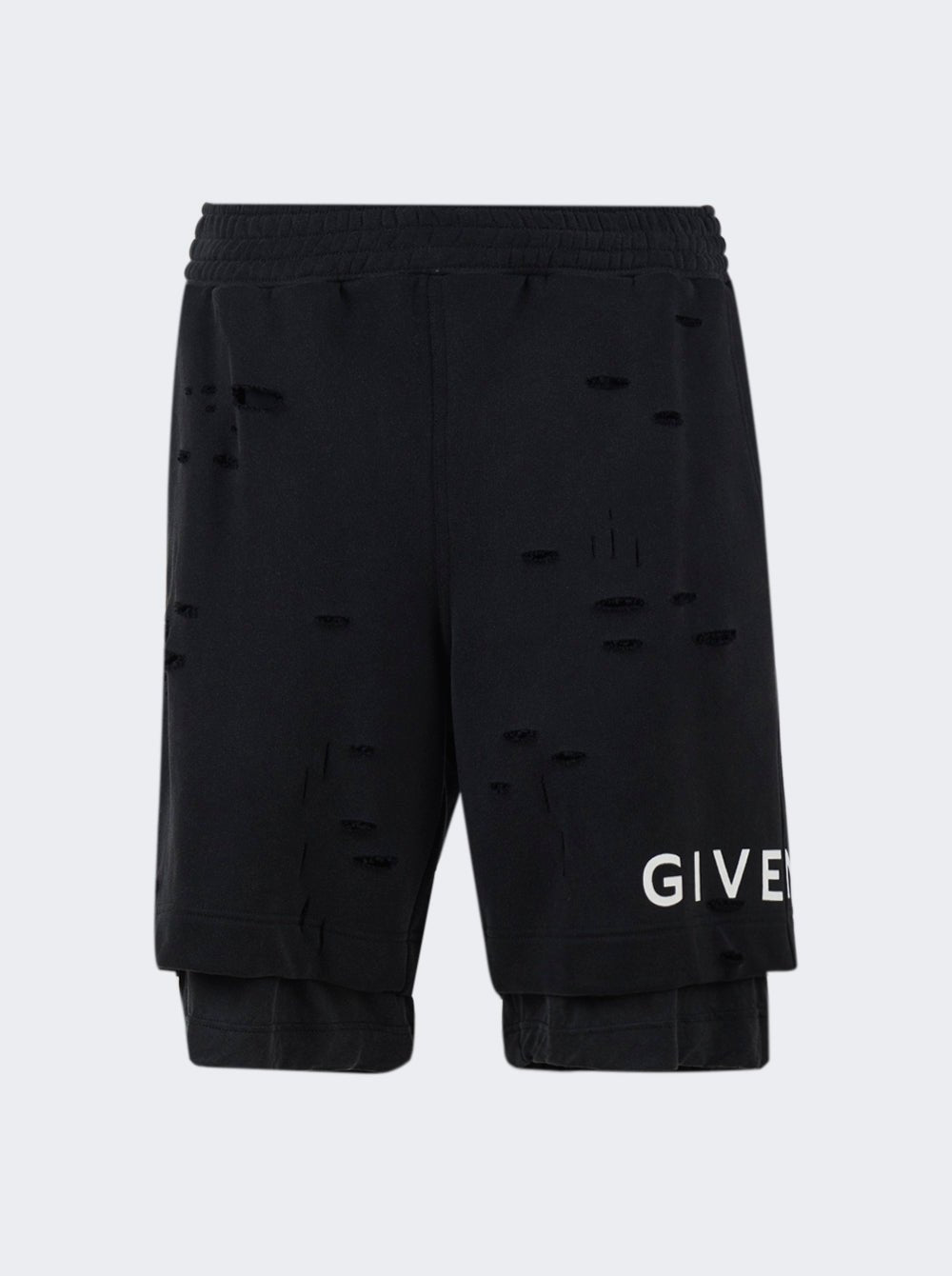 Black Fibres Shorts - TIZZIL