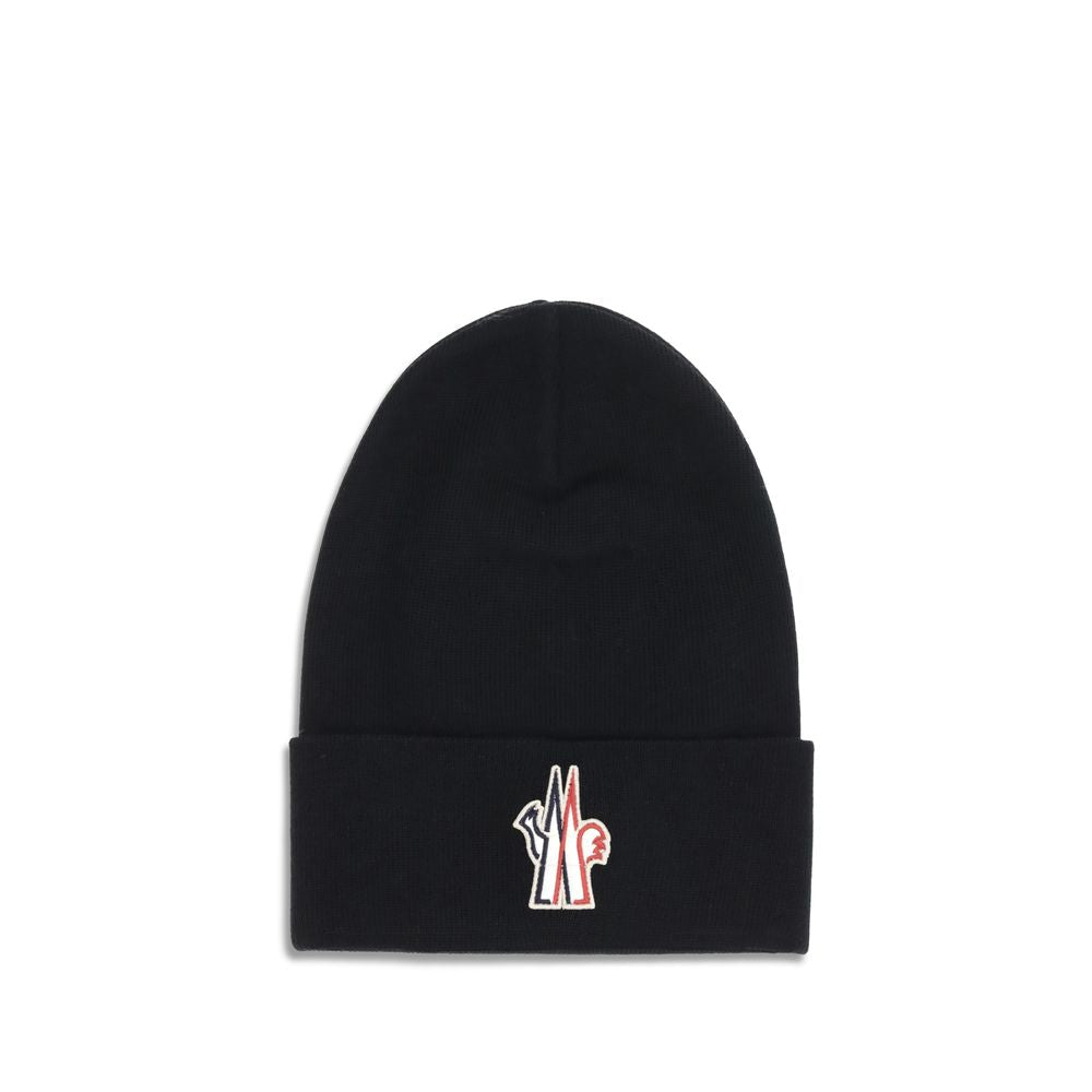 Black Fleece Wool Beanie - TIZZIL