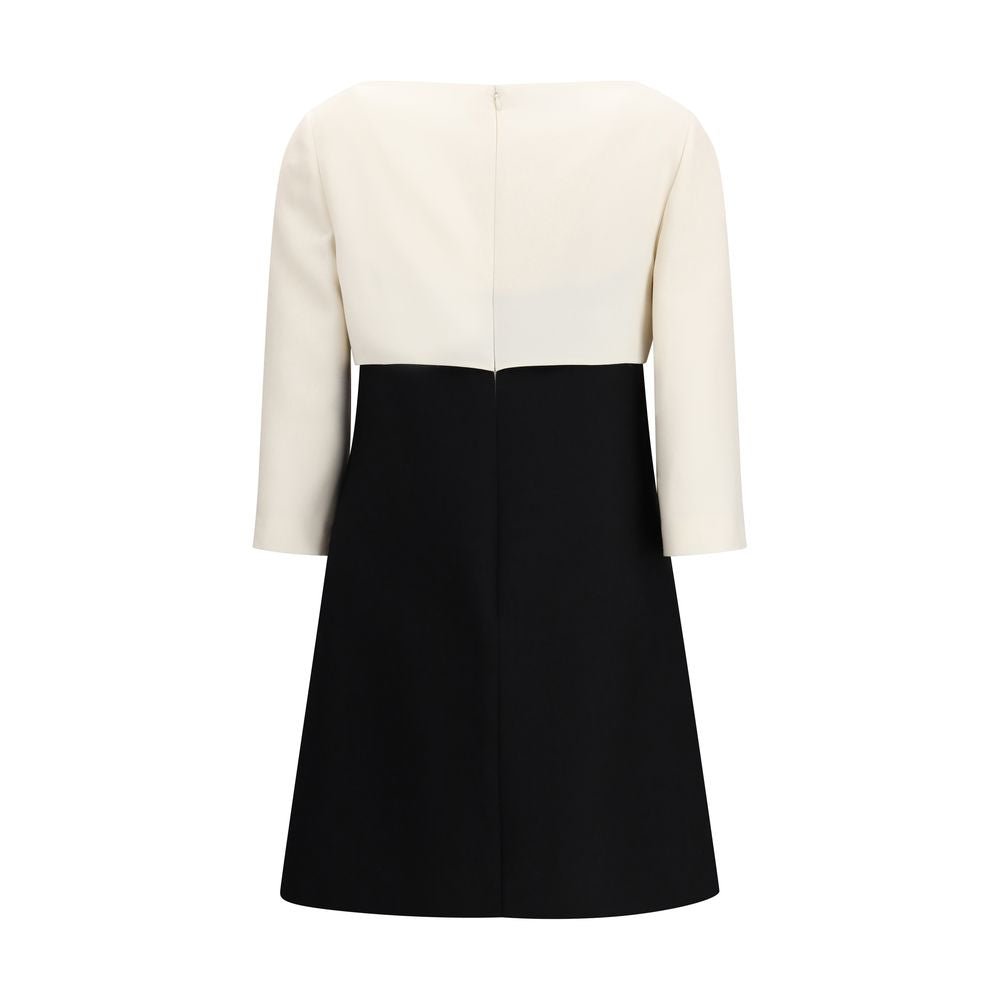 Black Fleece Wool Cocktail Dress - TIZZIL