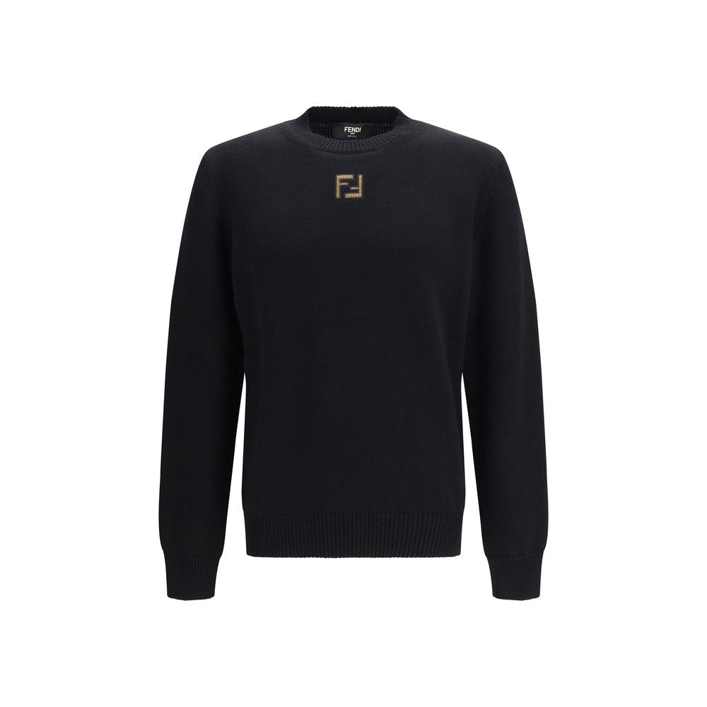 Black Fleece Wool Sweatshirt - TIZZIL