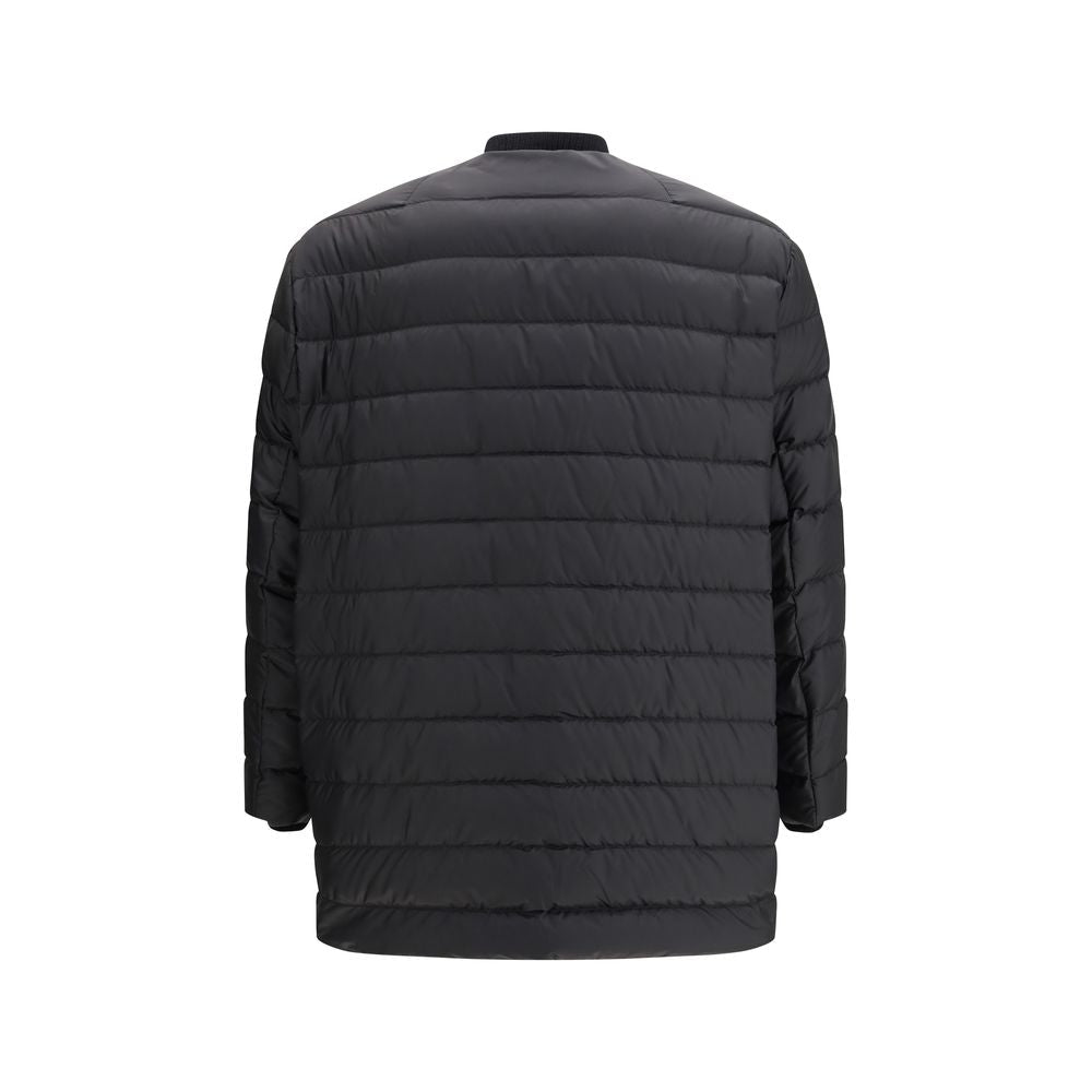 Black Goose Down Coat - TIZZIL