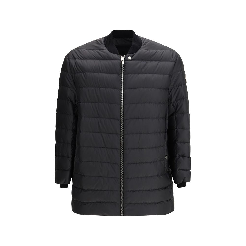 Black Goose Down Coat - TIZZIL