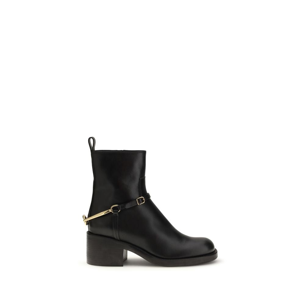 Black Lamb Ovis Aries Aries Ankle Boots - TIZZIL