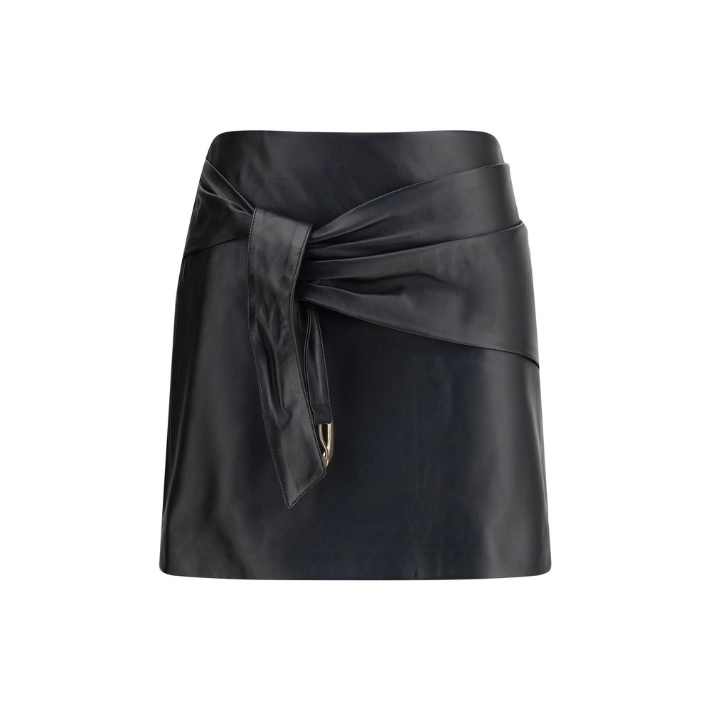 Black Lamb Ovis Aries Aries Mini Skirt - TIZZIL