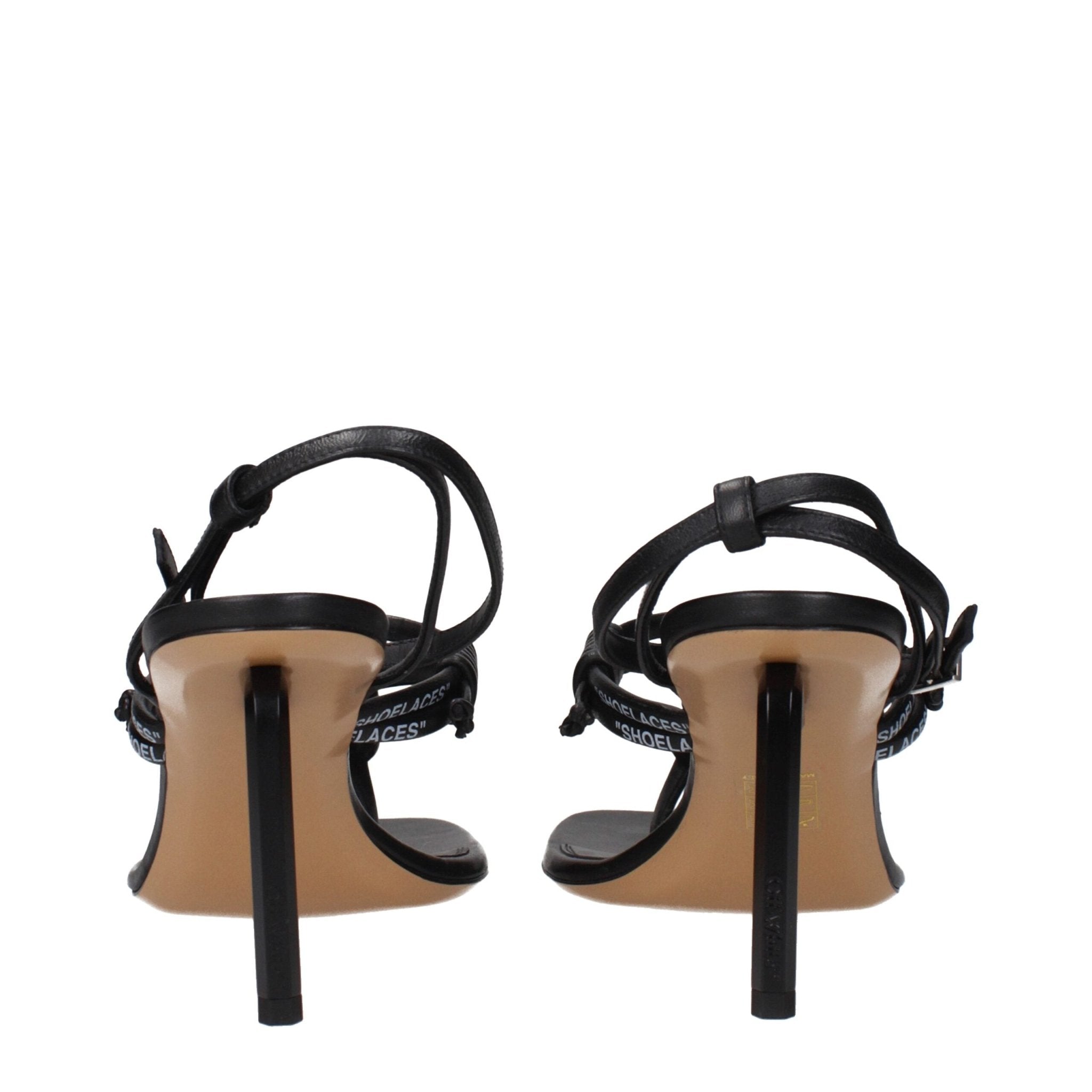 Black Leather Flip - Flop Sandals - TIZZIL