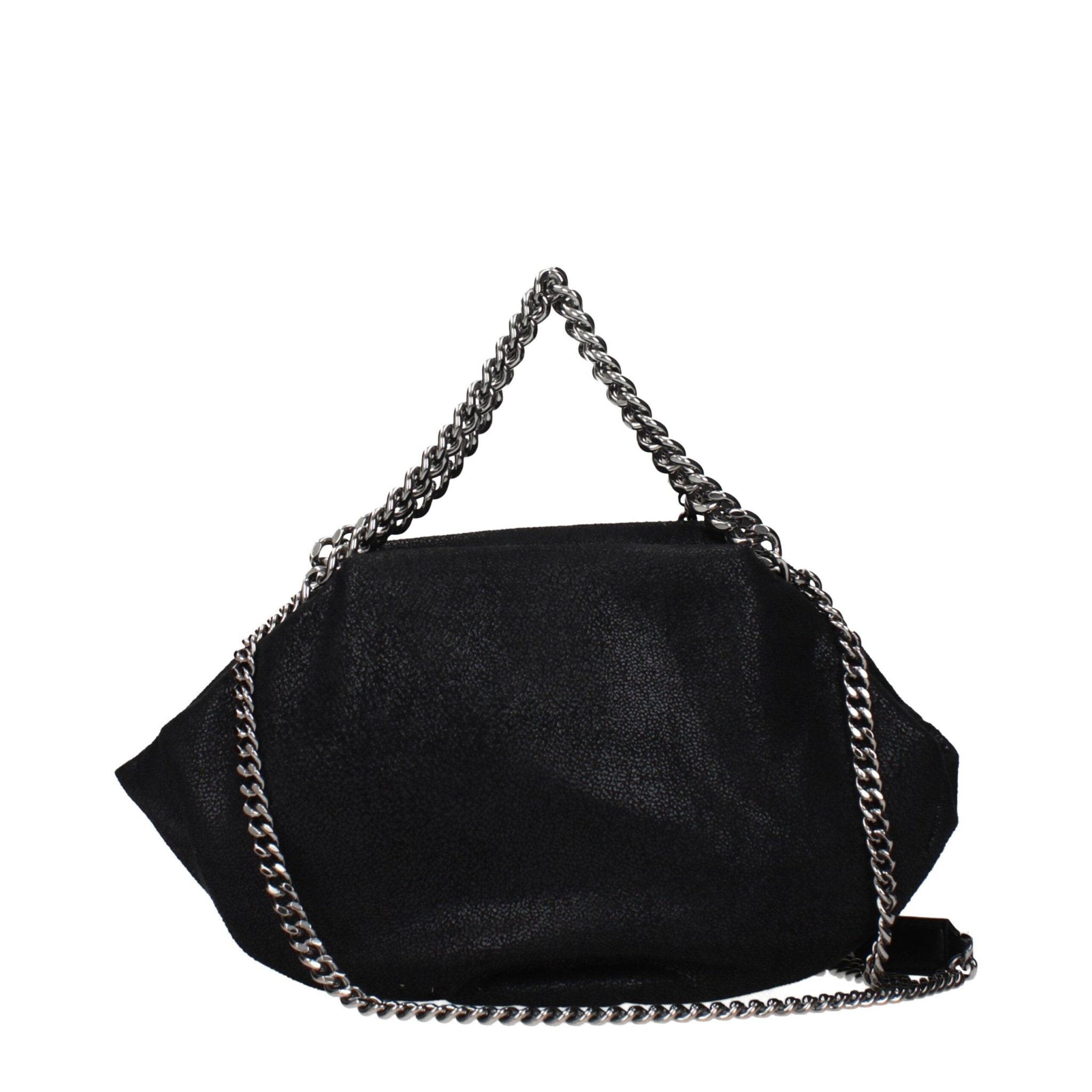 Black Leather Handbag - TIZZIL