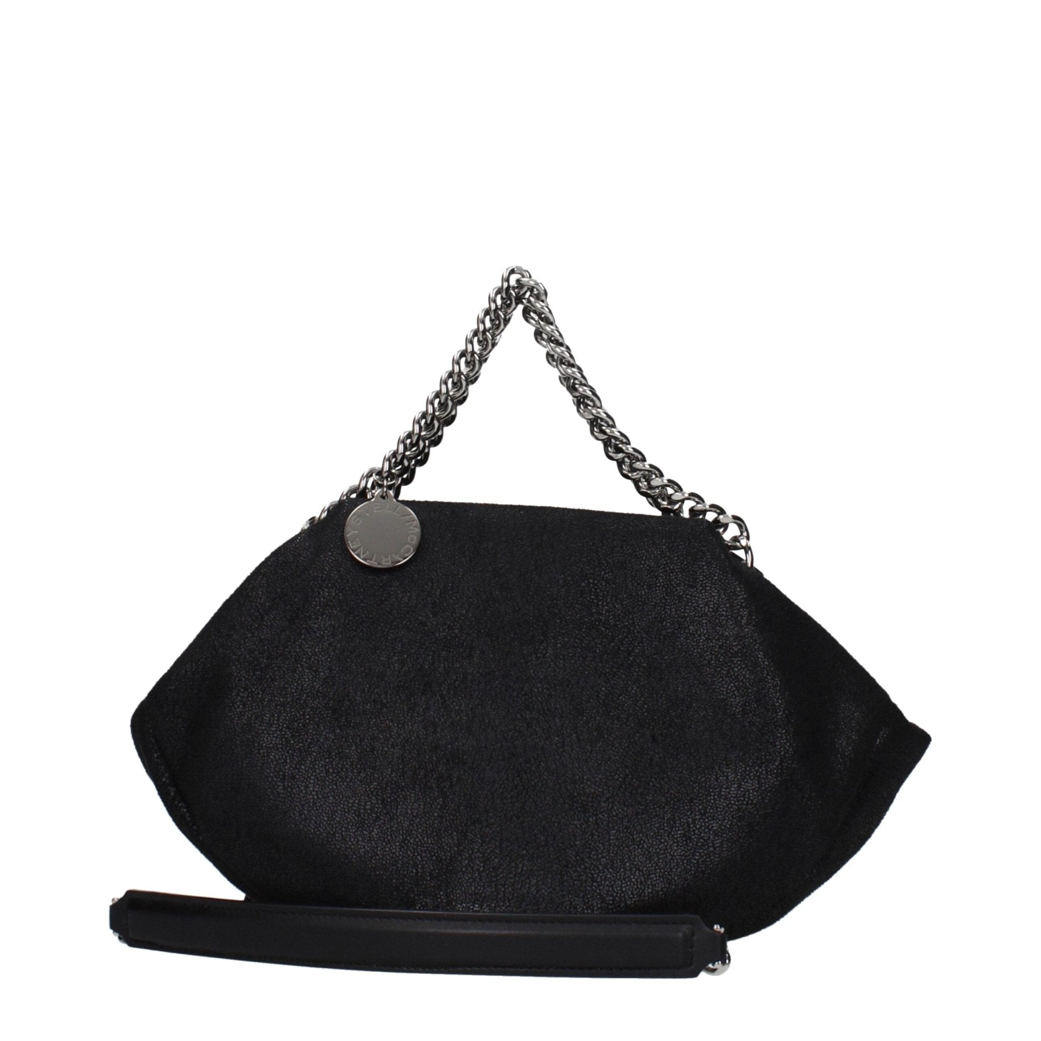 Black Leather Handbag - TIZZIL
