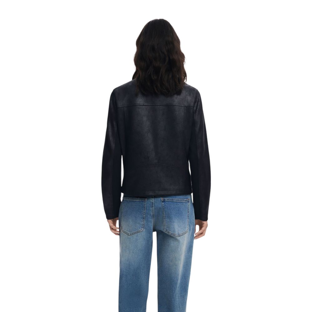 Black Leather Jacket - TIZZIL