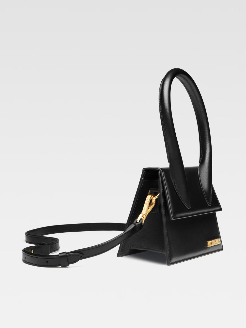Black leather Le Chiquito moyen bag - TIZZIL