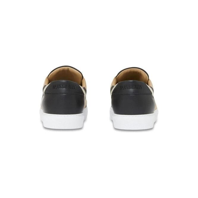 Black Leather New Salmond Sneakers - TIZZIL
