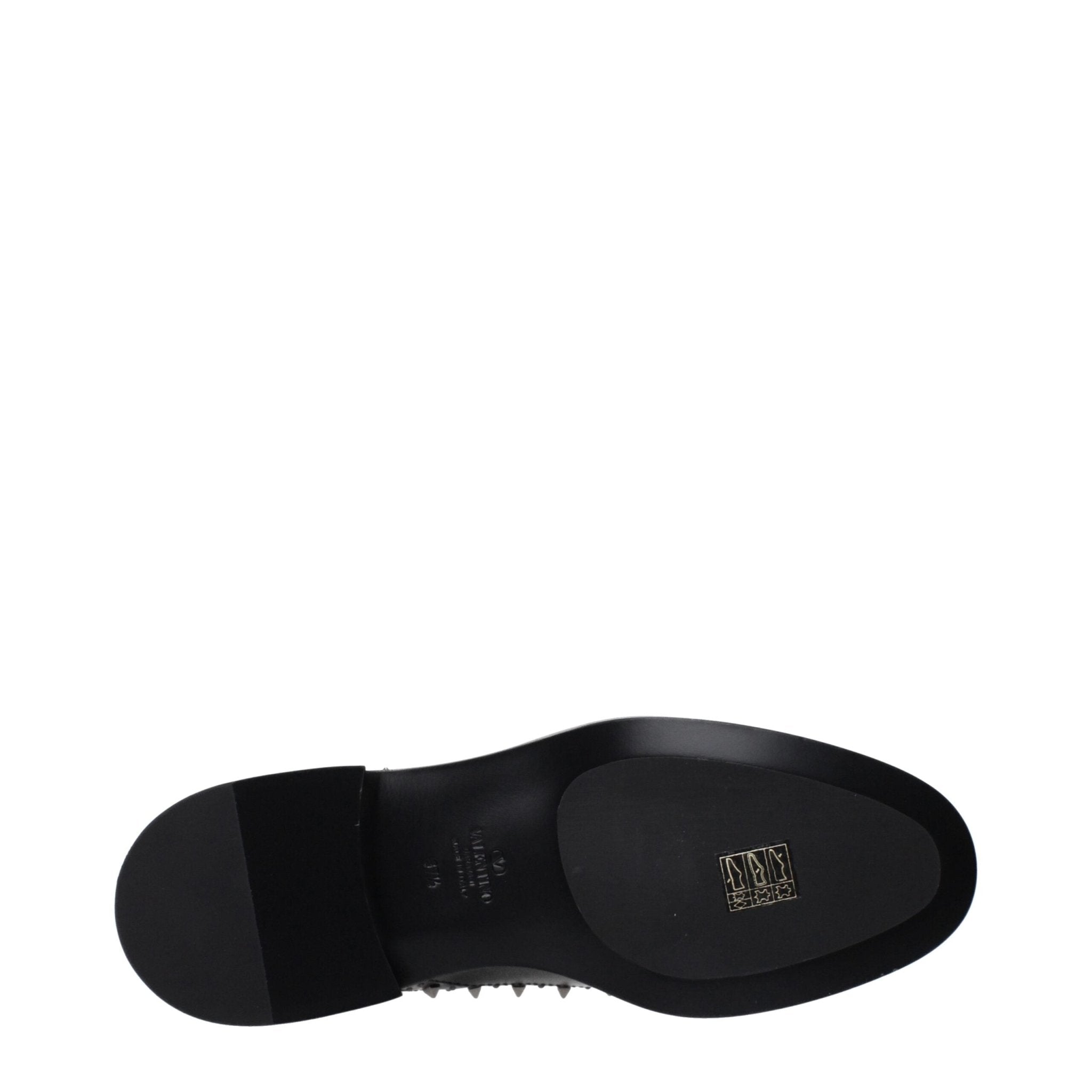 Black Leather Oxfords And Derbies - TIZZIL