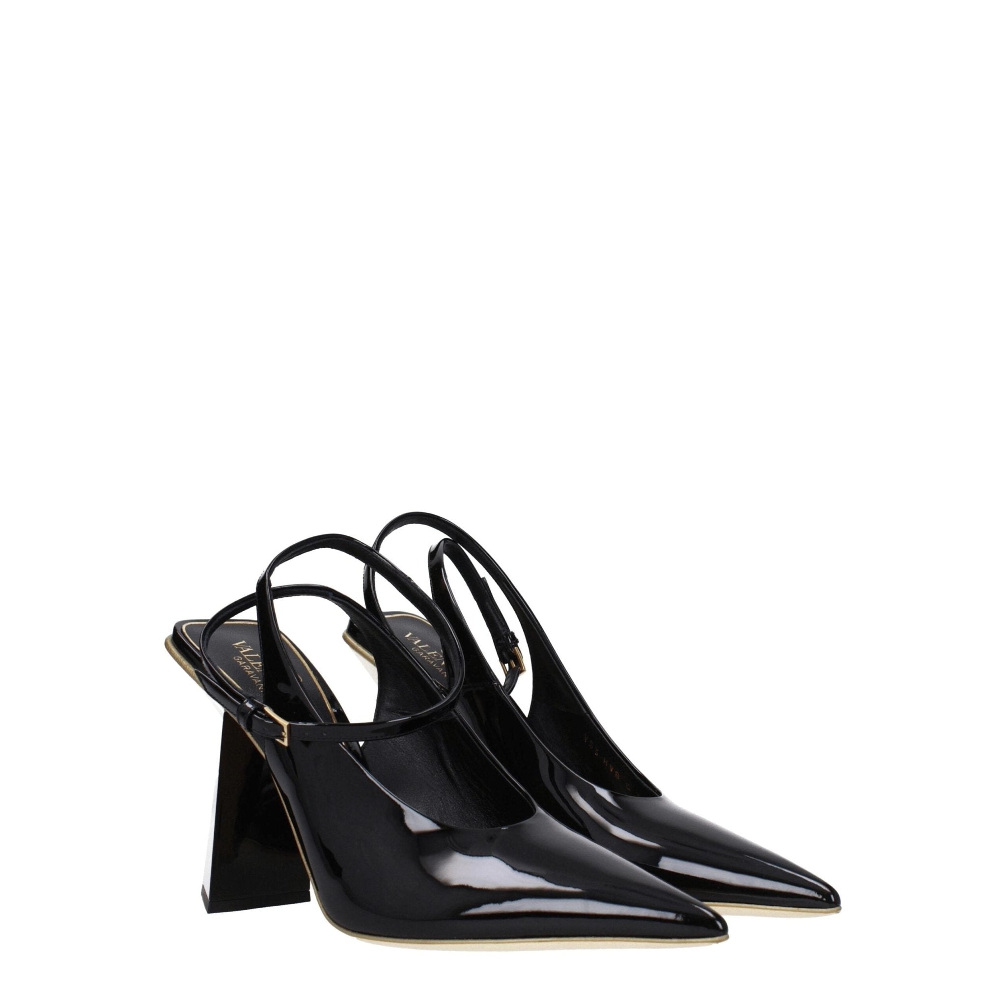 Black Leather Sandals - TIZZIL