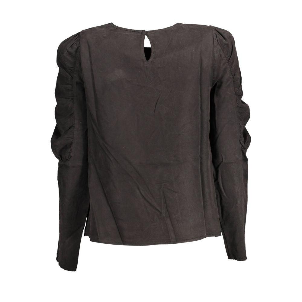 Black Lyocell Women Shirt - TIZZIL