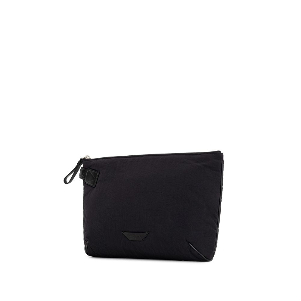 Black Nylon Clutch Bag - TIZZIL