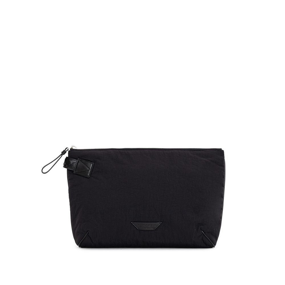 Black Nylon Clutch Bag - TIZZIL