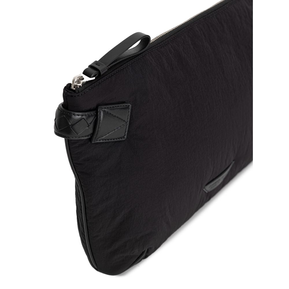 Black Nylon Clutch Bag - TIZZIL