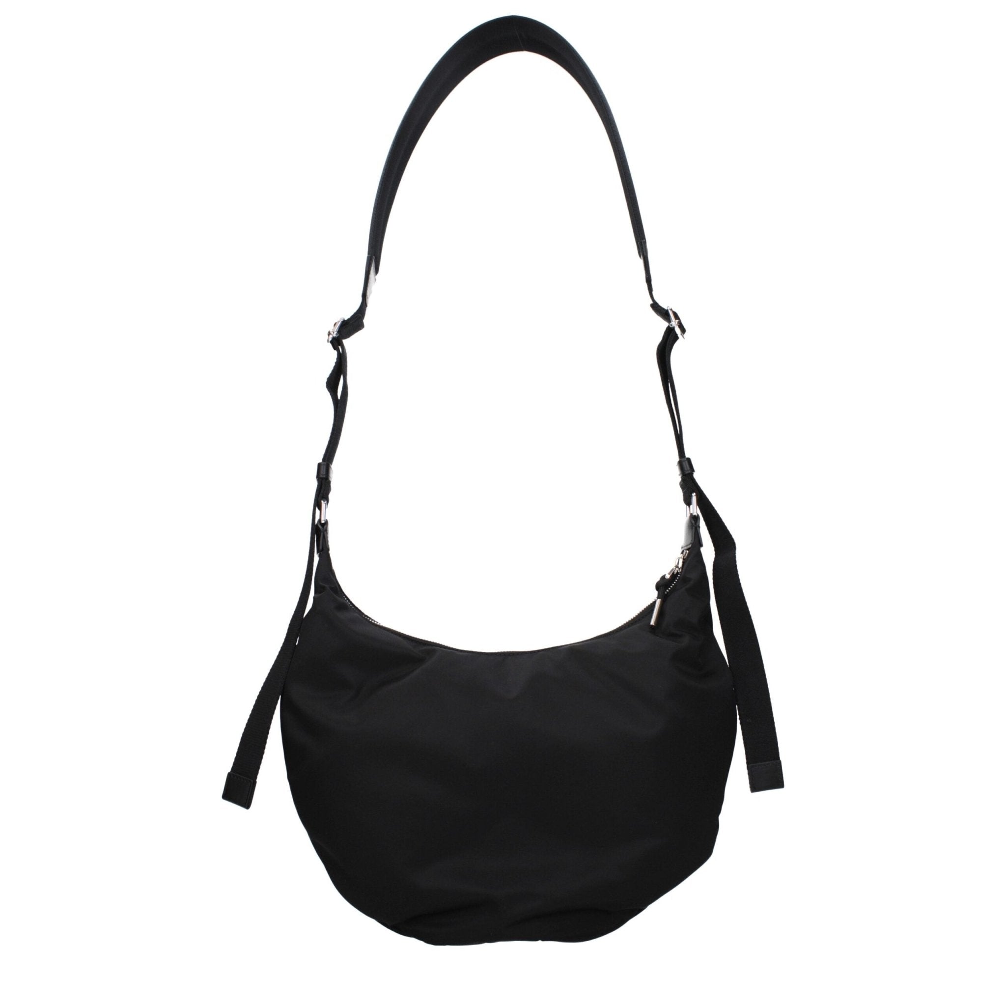 Black Nylon Crossbody Bag - TIZZIL