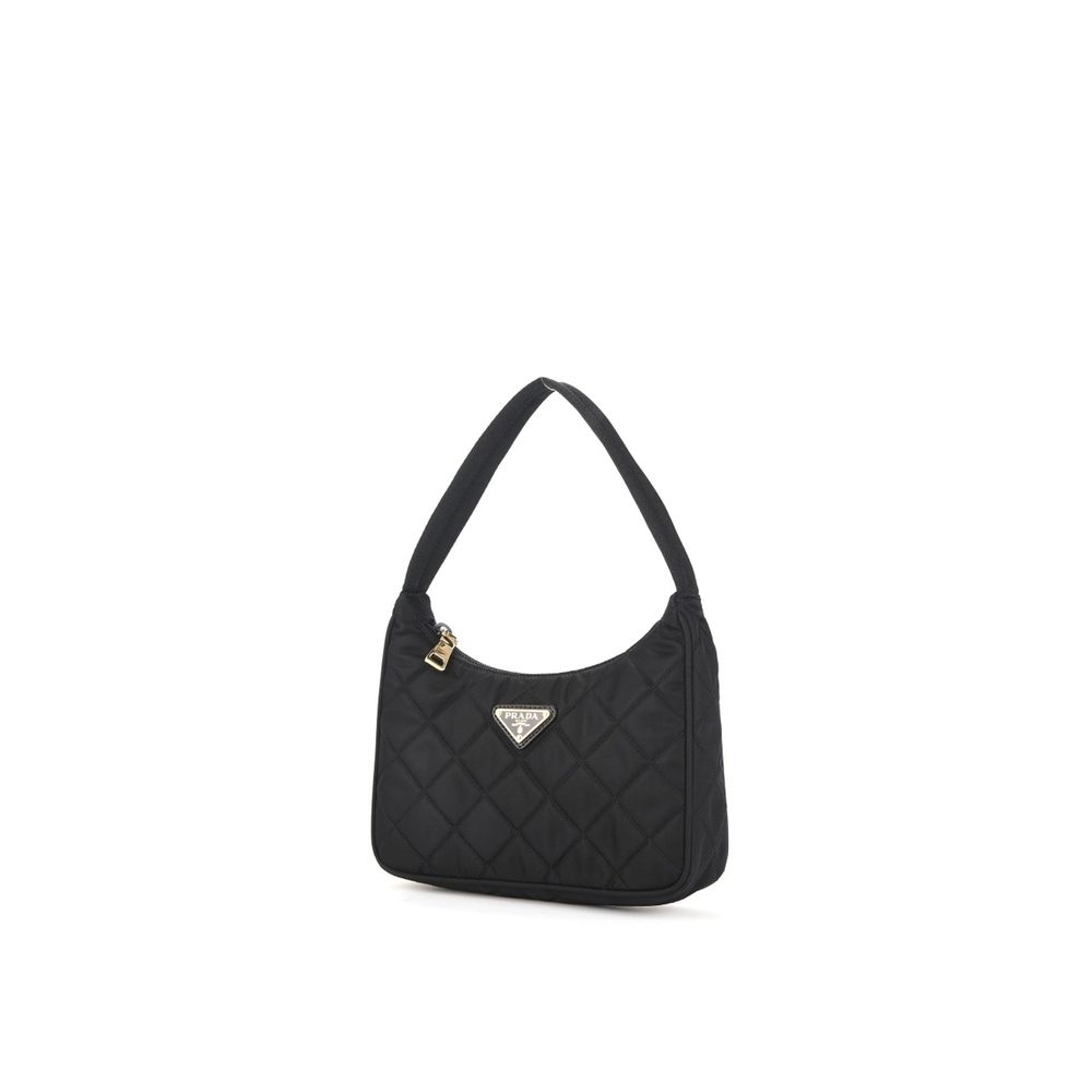 Black Nylon Shoulder Bag - TIZZIL