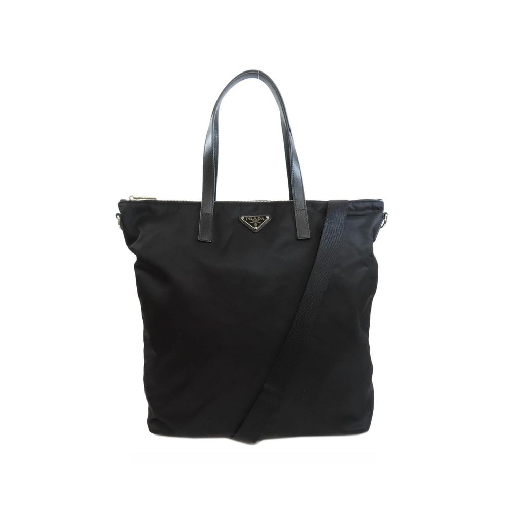 Black Nylon Tote Bag - TIZZIL