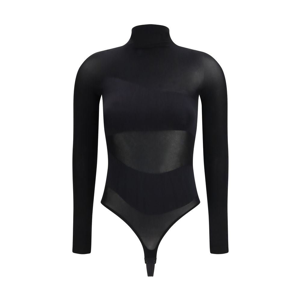 Black Polyamide Bodysuit - TIZZIL