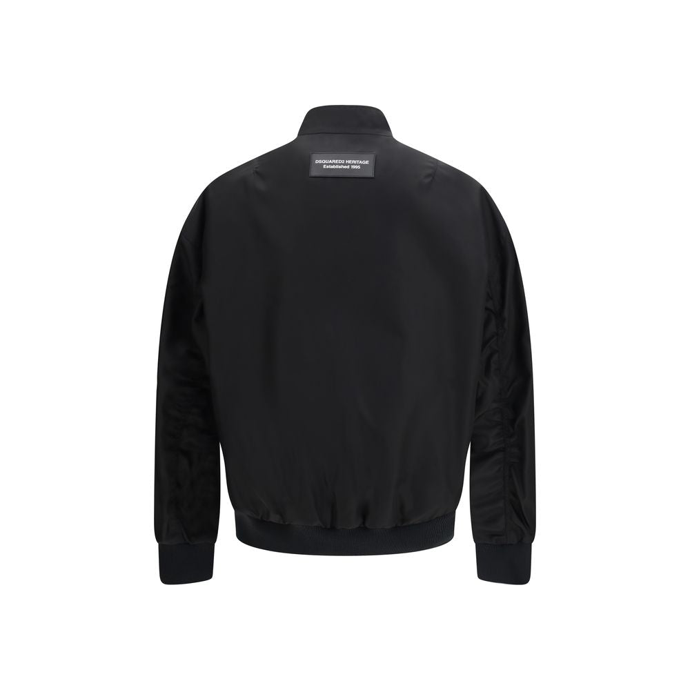 Black Polyamide Bomber - TIZZIL