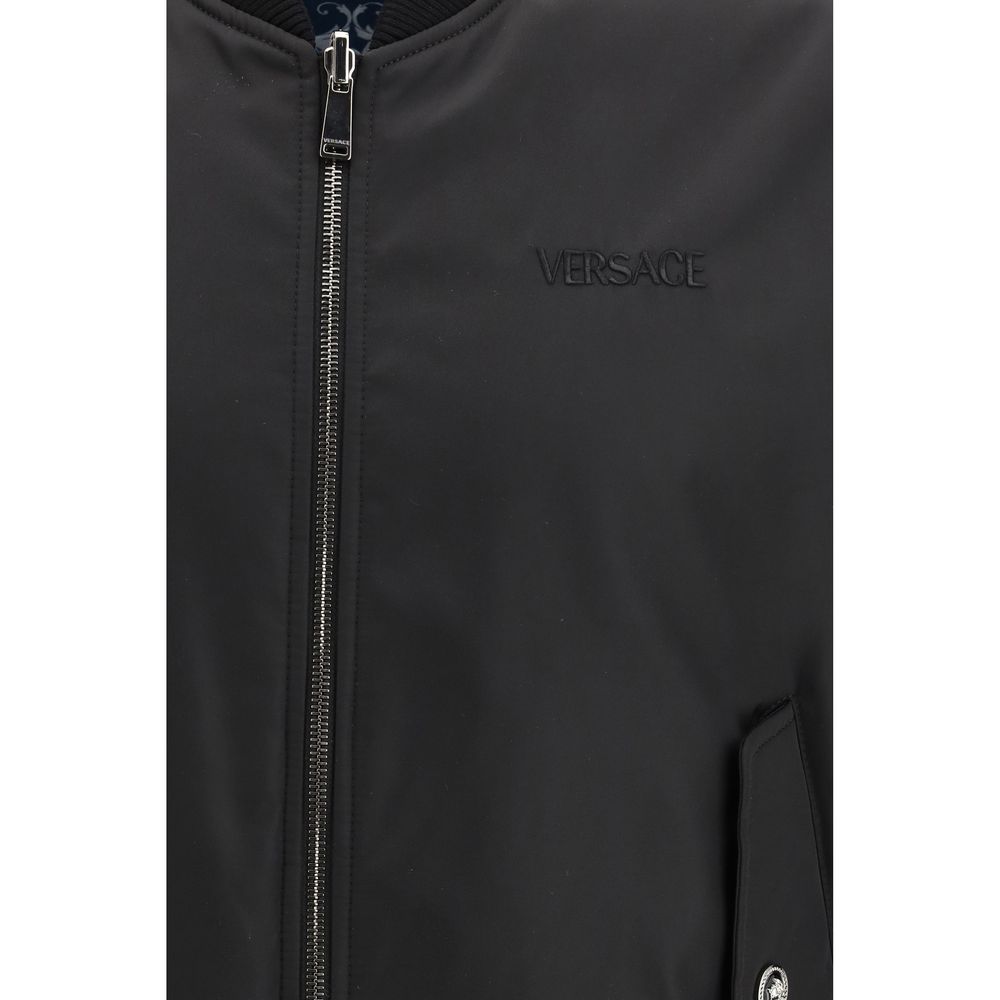 Black Polyamide Bomber - TIZZIL