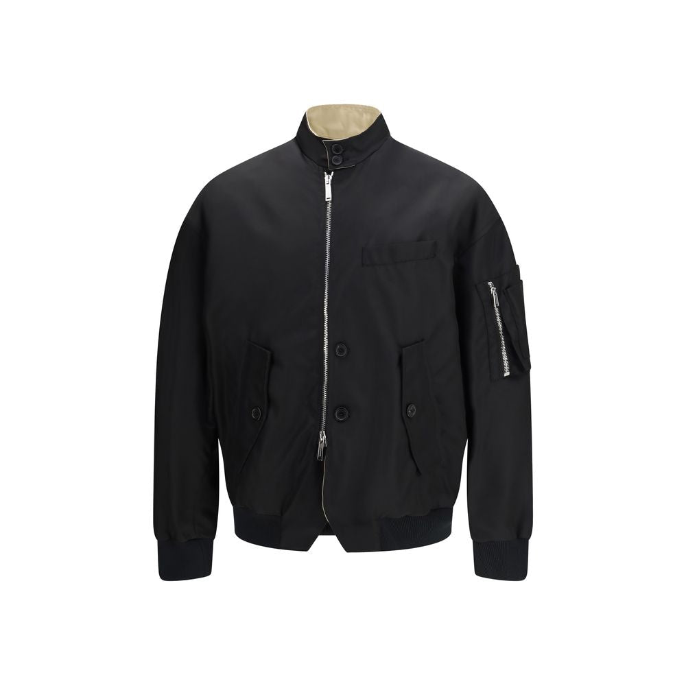 Black Polyamide Bomber - TIZZIL