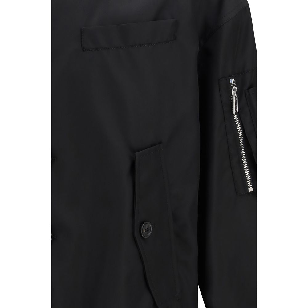 Black Polyamide Bomber - TIZZIL
