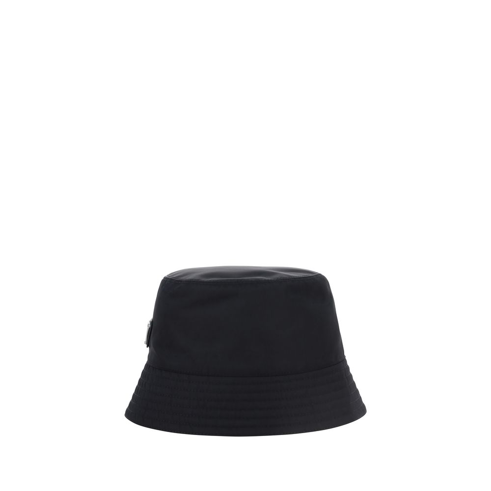 Black Polyamide Bucket Hat - TIZZIL