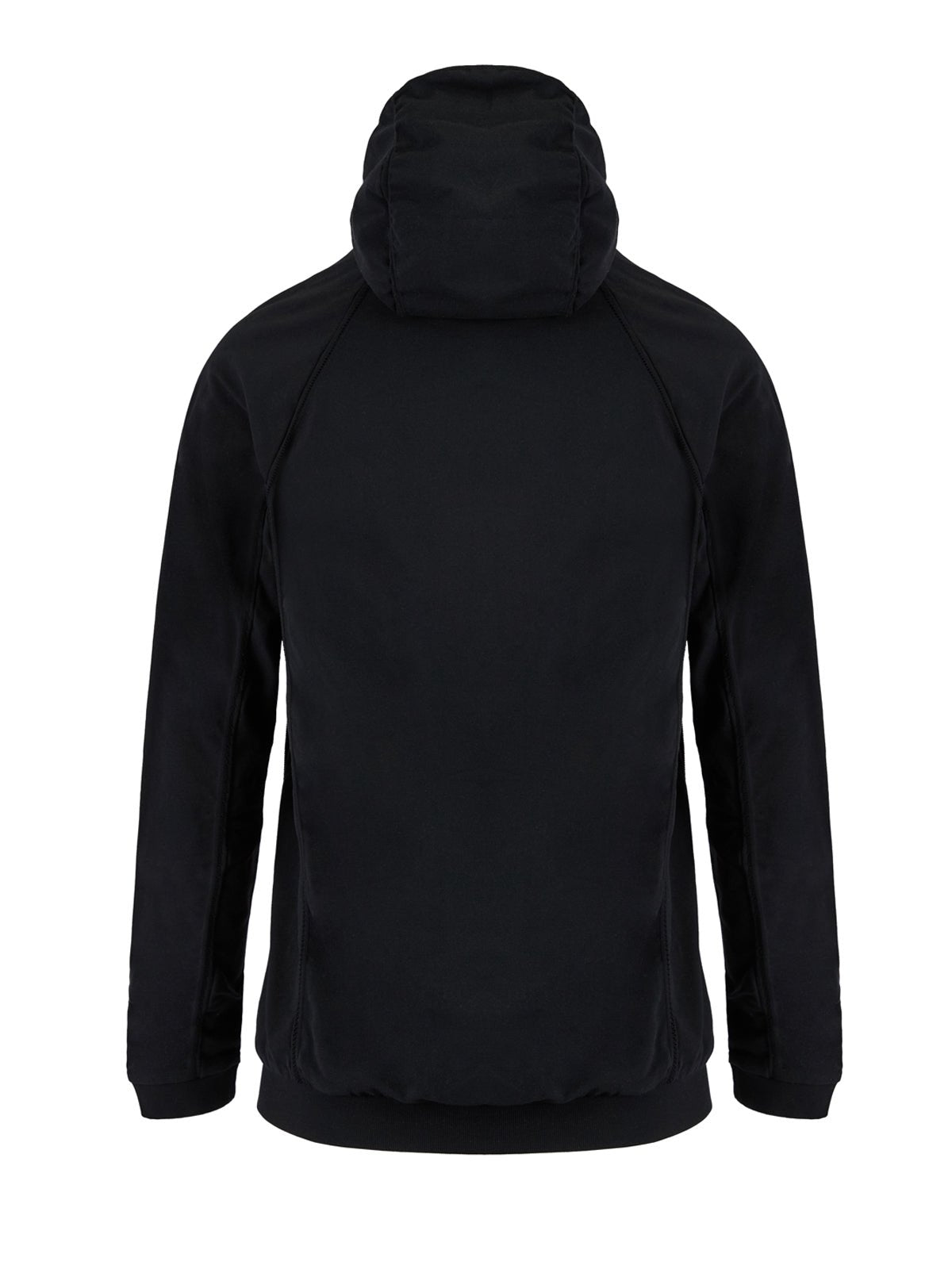 Black Polyamide Hoodie Sweatshirt - TIZZIL