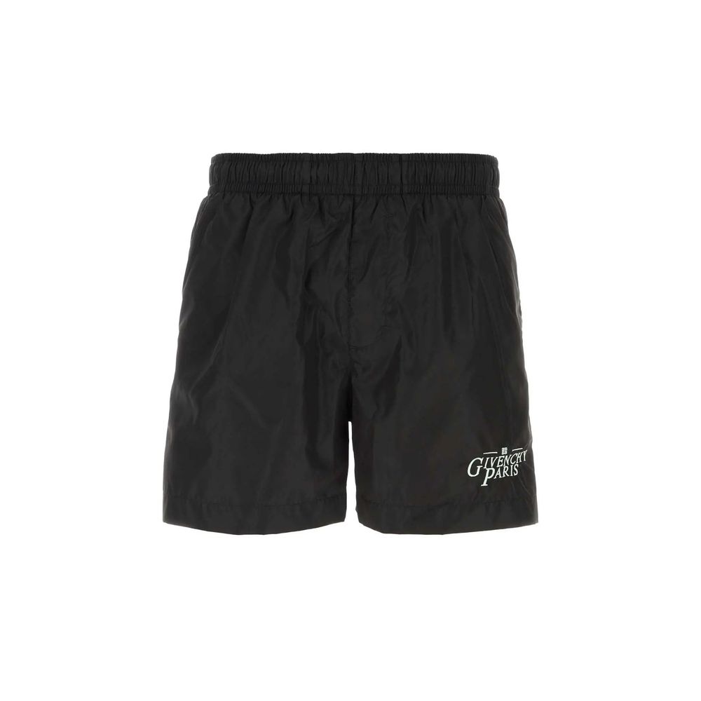 Black Polyamide Swim Shorts - TIZZIL